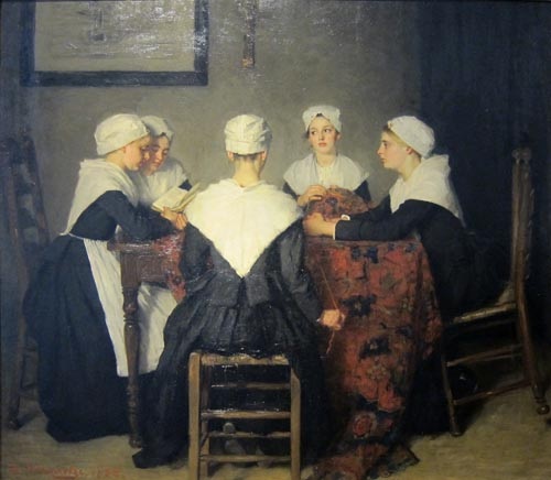 Five Amsterdam Orphans, 1888, Thérèse Schwartze