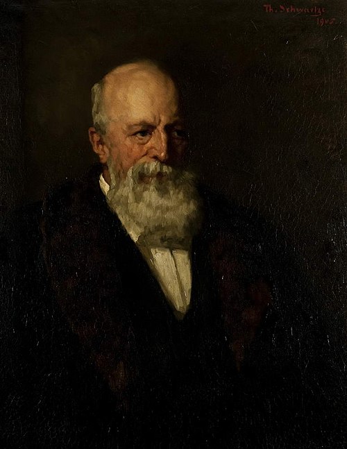 portret van Mr. M. Tydeman, 1905, Thérèse Schwartze