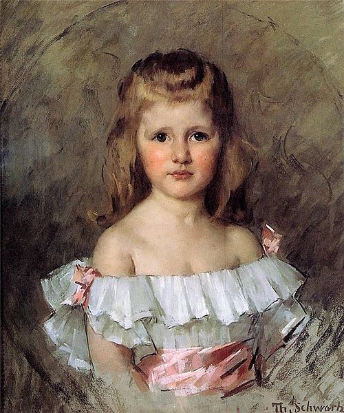 Portrait de Bertha Johanna Van Tienhoven, 1909, Thérèse Schwartze