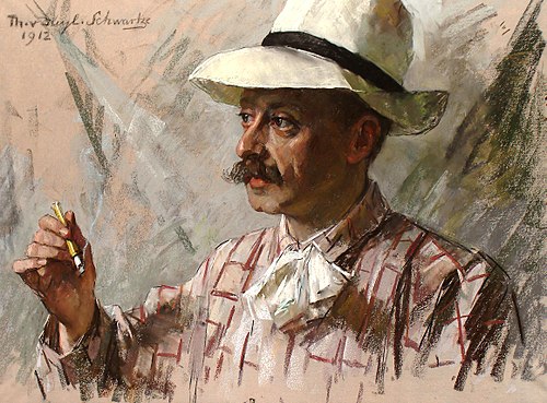 Portrait de Dr. Salomon Benjamin Druif, 1912, Thérèse Schwartze