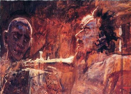 Christ and the Thief, 1893, Nikolaï Gay