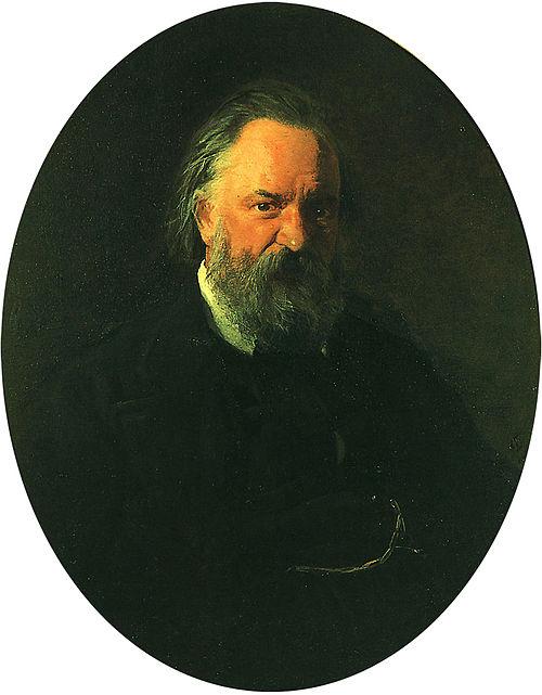 Portrait of Alexander Herzen, 1867, Nikolaï Gay
