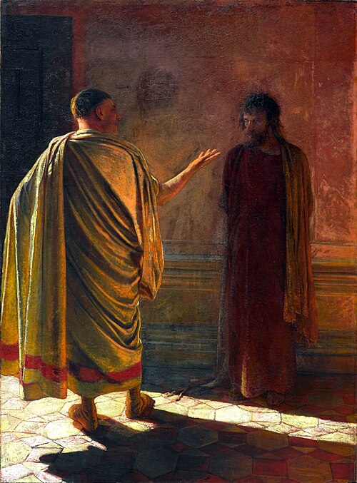 Qu'est-ce que la vérité ?, 1890, Nikolaï Gay