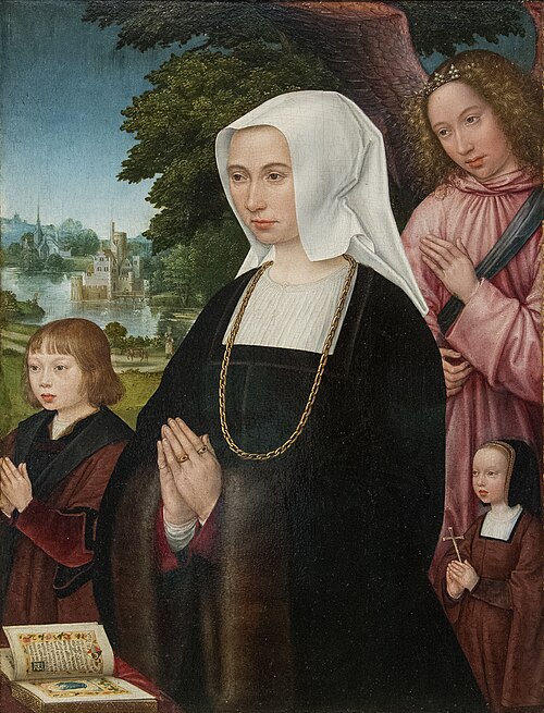 Portrait of Livina van Steelant, 1532, Gerard Horenbout