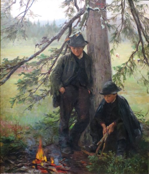Shepherd Boys, 1893, Jacob Gloersen