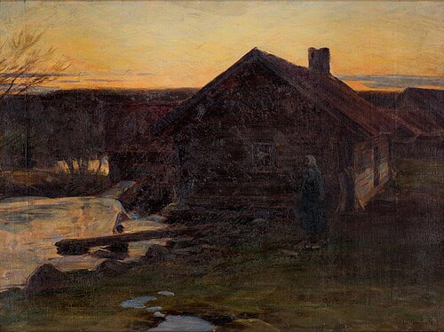 Spring Evening, 1897, Jacob Gloersen
