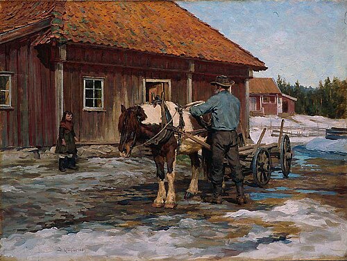 Early Spring, 1889, Jacob Gloersen