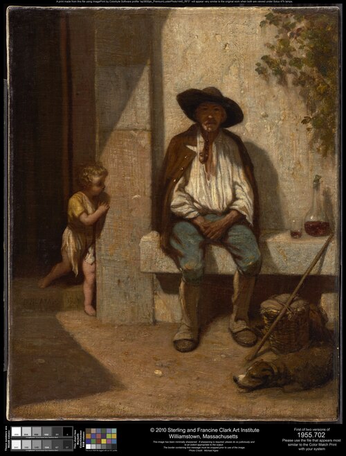 Paysan italien, 1842, Alexandre-Gabriel Decamps