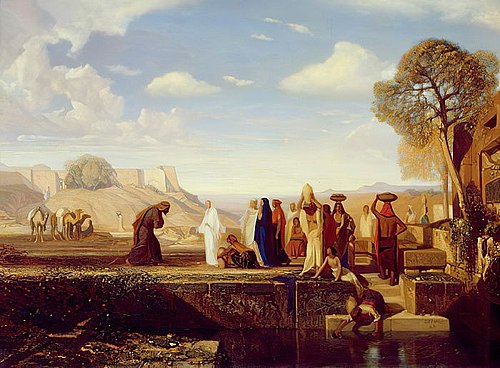 Rébecca à la fontaine, 1848, Alexandre-Gabriel Decamps