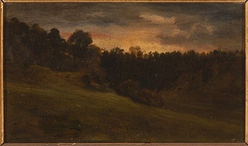 Etude du bois des brosses faite à Saint-Pierre près de Pont-Saint-Maxence, 1850, Alexandre-Gabriel Decamps