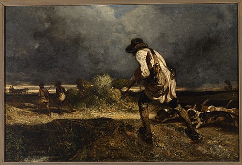 Le garde-chasse, 1830, Alexandre-Gabriel Decamps
