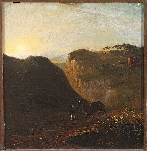 Paysage du soir, 1830, Alexandre-Gabriel Decamps
