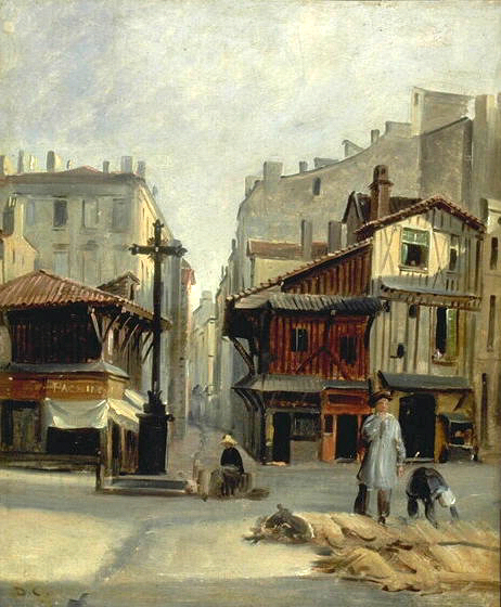 Le Marché aux bestiaux de Bordeaux, 1825, Alexandre-Gabriel Decamps