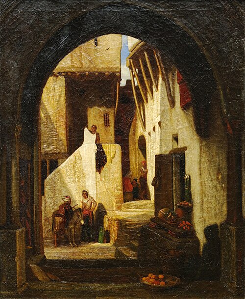 Une rue à Smyrne, 1850, Alexandre-Gabriel Decamps