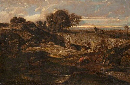 Saint Jerome in the Wilderness, 1842, Alexandre-Gabriel Decamps