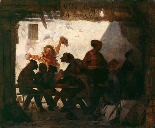 La taverne, , Alexandre-Gabriel Decamps