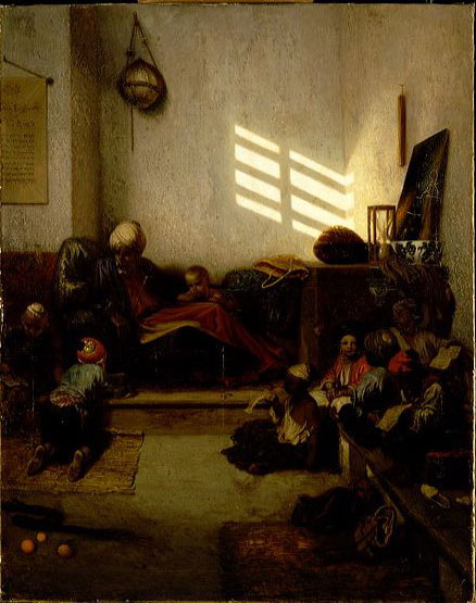 Een Turkse school, 1846, Alexandre-Gabriel Decamps