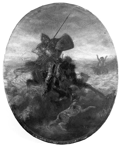 Don Quixote Charging the Sheep, , Alexandre-Gabriel Decamps