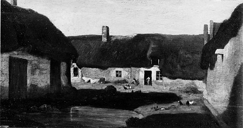 Farmyard, , Alexandre-Gabriel Decamps