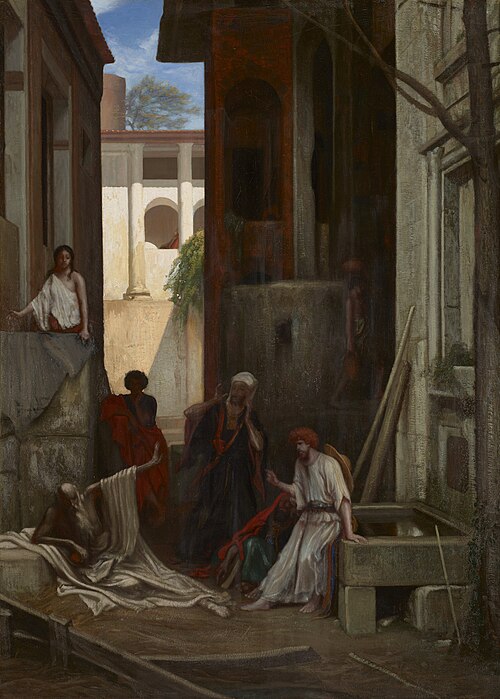 Job and His Friends, 1852, Alexandre-Gabriel Decamps