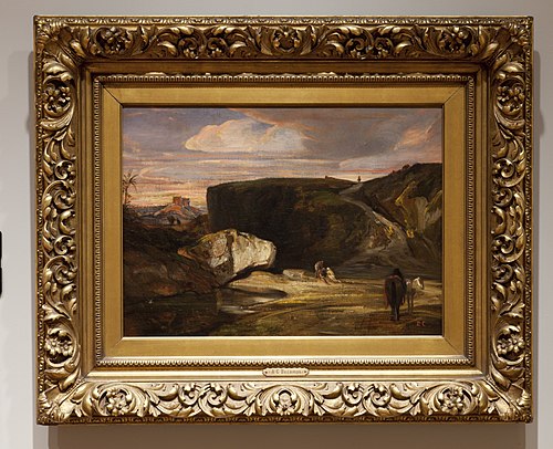 Landscape with the Good Samaritan, 1837, Alexandre-Gabriel Decamps