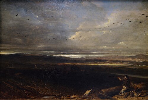 La Battue en plaine, 1862, Alexandre-Gabriel Decamps