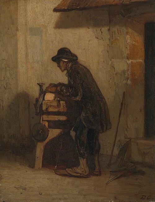 De scharenslijper, 1841, Alexandre-Gabriel Decamps