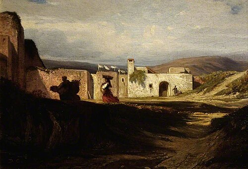 Scene in the Near East, , Alexandre-Gabriel Decamps