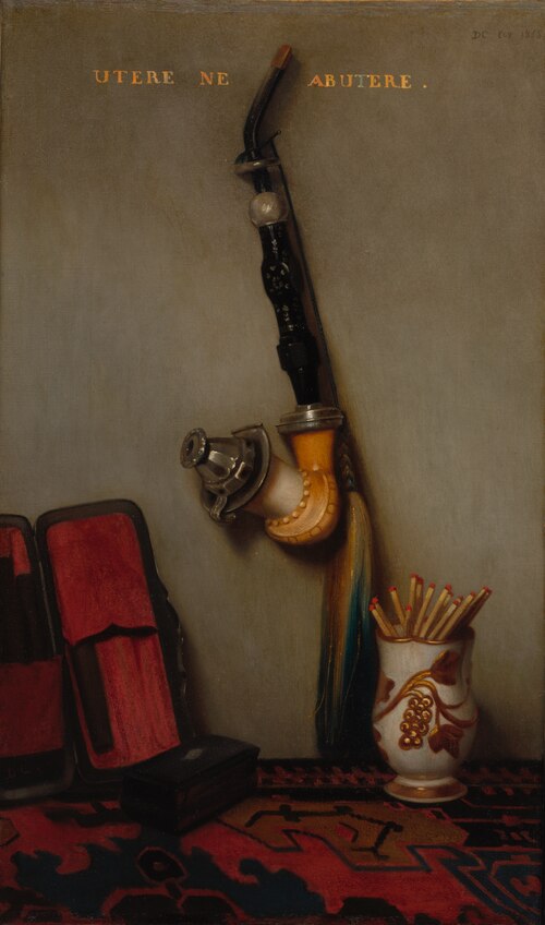 Still Life with Pipe and Matches, 1858, Alexandre-Gabriel Decamps