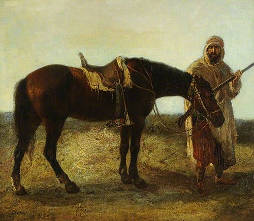 An Arab and His Steed, 1843, Alexandre-Gabriel Decamps