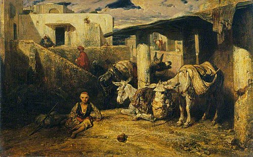 Asses Resting: A Turkish Scene, 1833, Alexandre-Gabriel Decamps