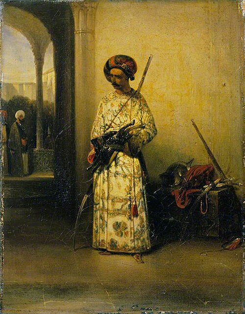 Soldier of the Guard of a Vizier, 1826, Alexandre-Gabriel Decamps