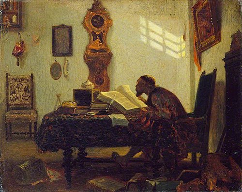 The Bookworm, 1846, Alexandre-Gabriel Decamps