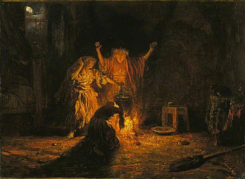 The Witches in 'Macbeth', 1841, Alexandre-Gabriel Decamps