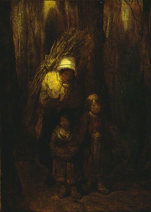 Winter Fuel, 1850, Alexandre-Gabriel Decamps