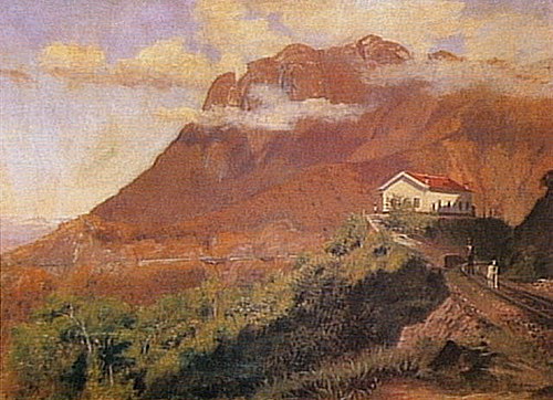Vista da Curva do Cadeado, 1920, Alfredo Andersen