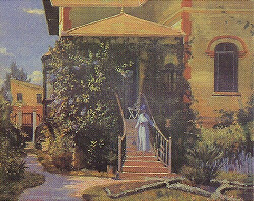 Laforge family's house, 1912, Alfredo Andersen
