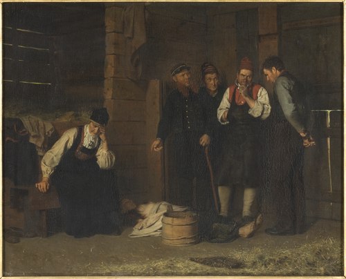 Confrontation, 1878, Carl Fredrik Sundt-Hansen