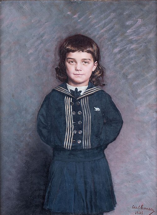 Liten gutt, 1888, Carl Fredrik Sundt-Hansen