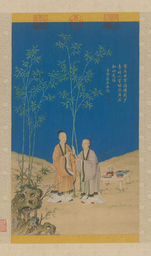 平安春信图, 1736, Giuseppe Castiglione