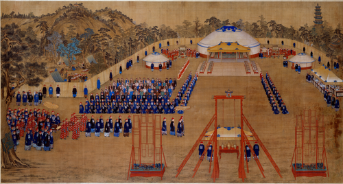 万树园赐宴图, , Giuseppe Castiglione