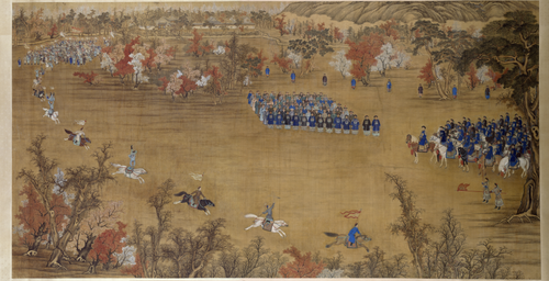 郎世宁等马术图轴, , Giuseppe Castiglione