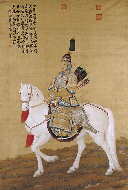 郎世宁乾隆皇帝大阅图轴, , Giuseppe Castiglione