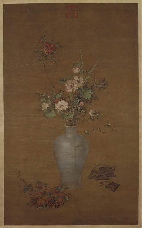 郎世宁午瑞图轴, , Giuseppe Castiglione