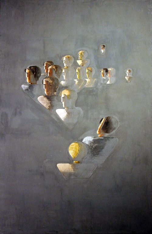 Unterricht III, 1929, Oskar Schlemmer