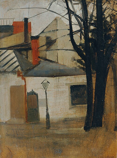 Gassenwinkel, 1911, Oskar Schlemmer
