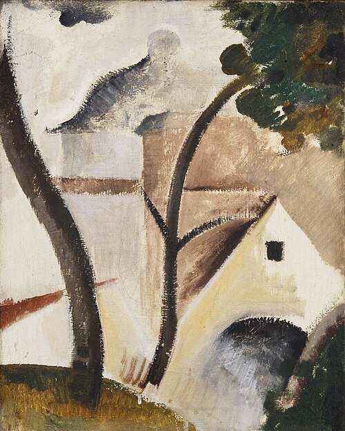 Jagdschloss Grunewald, 1912, Oskar Schlemmer