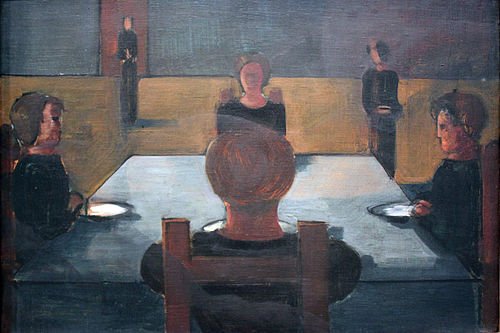 Dinner Party, 1935, Oskar Schlemmer