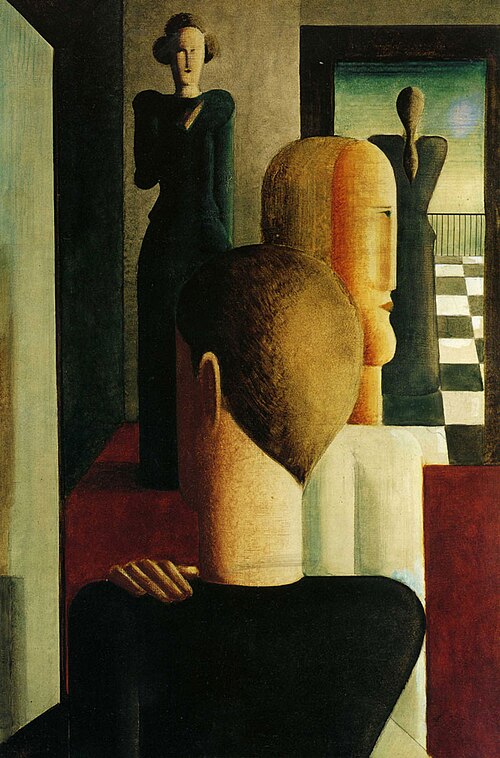 Quatre figures dans l'espace (Romain), 1925, Oskar Schlemmer