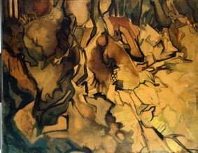 Sonnenblumen, 1915, Jan Thorn Prikker